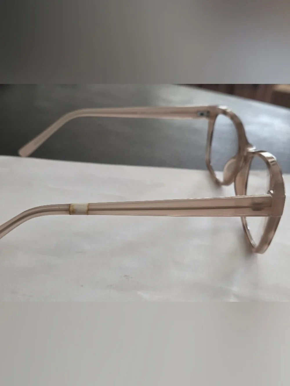 LOFT Women’s Clear Lens Eyeglasses Blush Tortoise Cat Eye Fashion Frames